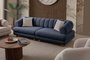 Atelier Del Sofa Gloria - Sofá de 3 plazas Azul marino